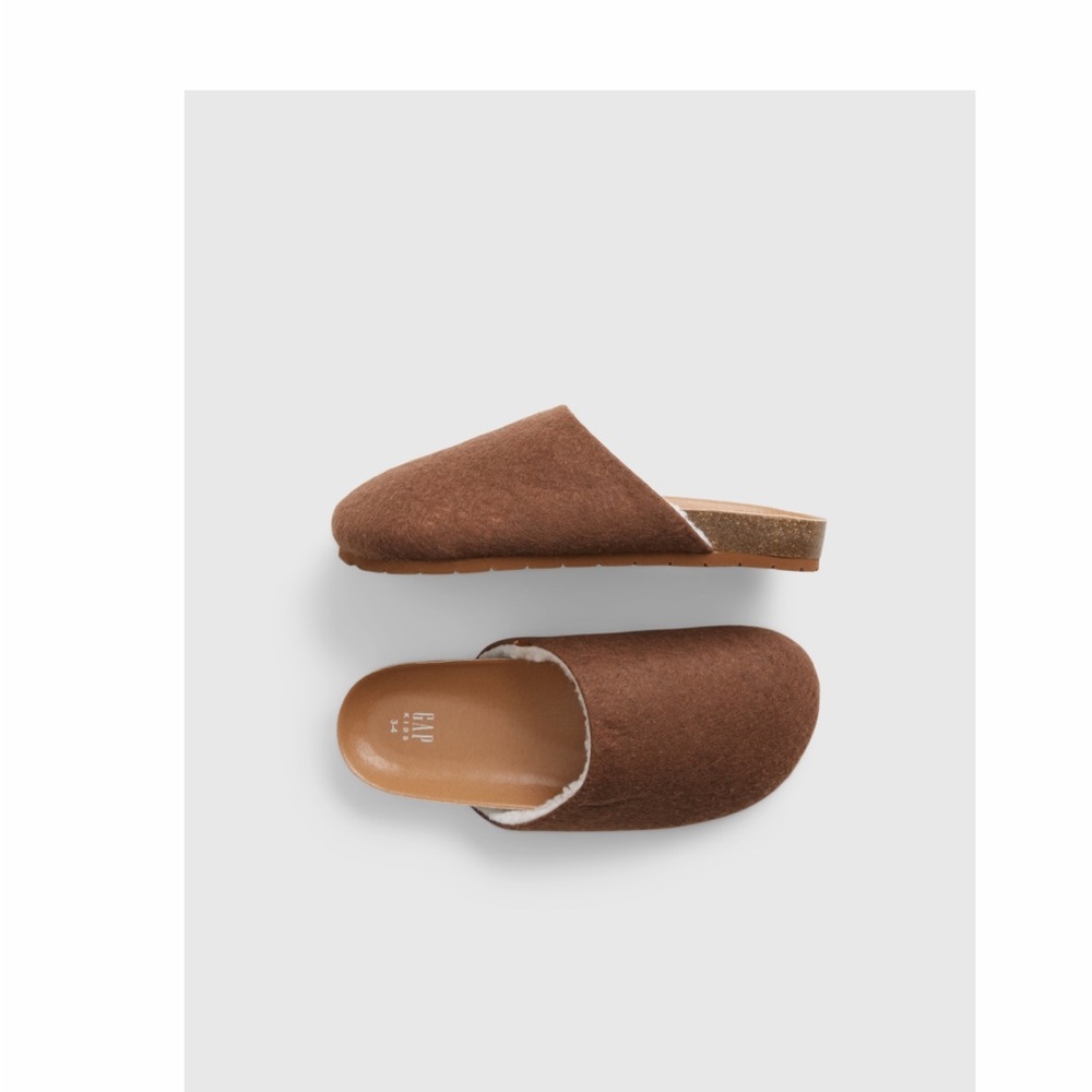 GAP Kids Brown Slip-On Slippers